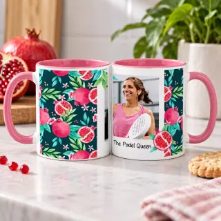 Image of a personalised mug from RapidStudio, featuring a custom photo and design, perfect for enjoying your favourite drink with a touch of personal charm.