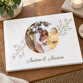 Image of a personalised hardcover photobook from RapidStudio, showcasing a durable, custom-designed cover that elegantly protects and displays cherished memories.